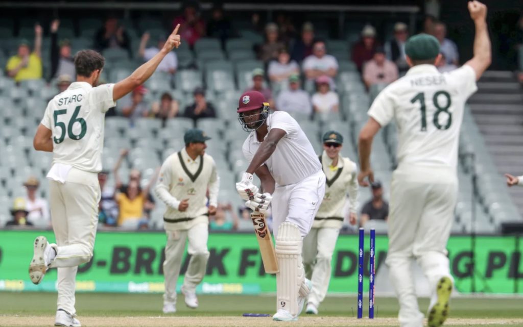 Mitchell Starc Jason Holder 11 Dec 2022