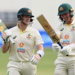 Steve Smith and Marnus Labuschagne leave the field