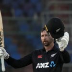 Devon Conway 100 NZ 12 Jan 2023