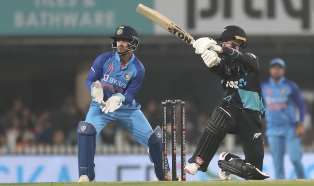 Devon Conway NZ India T20I 27 Jan 2023