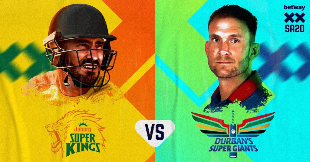 Joburg Super Kings vs Durban's Super Giants (SA20)