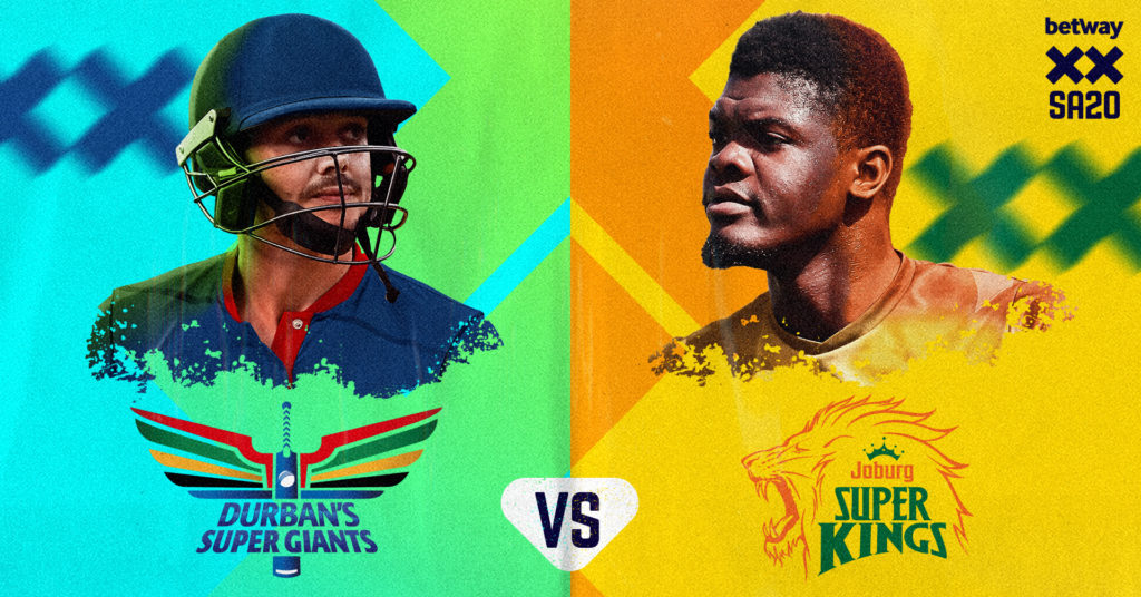 LIVE Durban's Super Giants vs Joburg Super Kings
