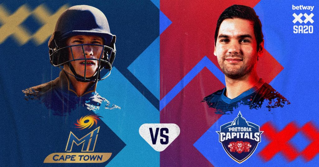 MI Cape Town vs Pretoria Capitals SA20