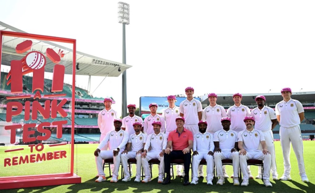 Proteas pink Test Sydney 2022