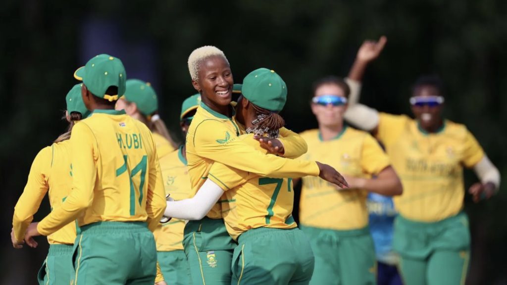 SA U19 Women celebrate 24 Jan 2023