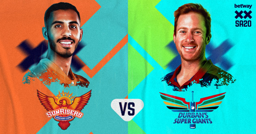 Sunrisers Eastern Cape vs Durban's Super Giants (SA20)