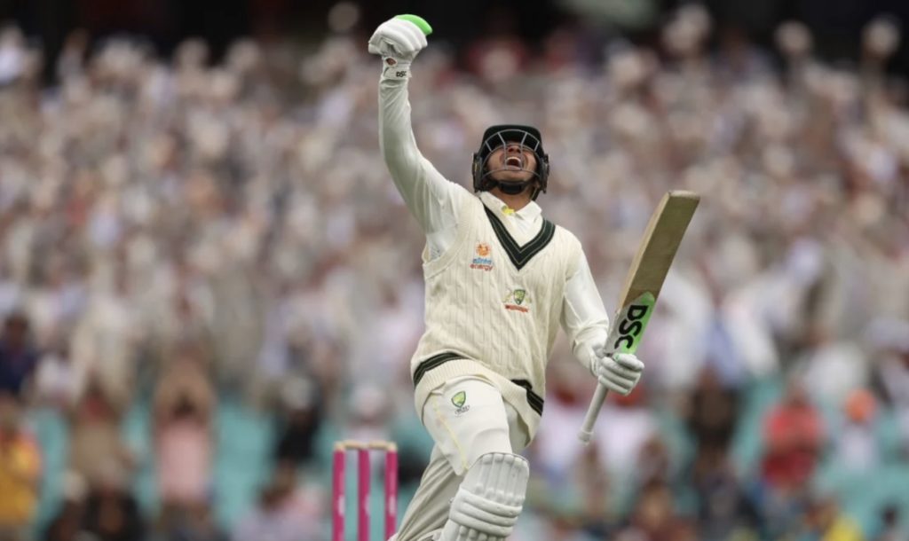 Usman Khawaja hundred SCG 5 Jan 2022