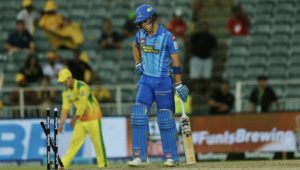 Dewald Brevis bowled MICT 6 Feb 2023