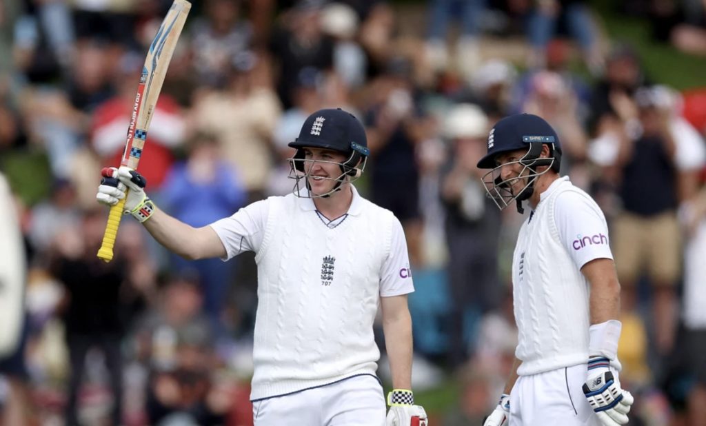 Harry Brook Joe Root England 24 Feb 2023