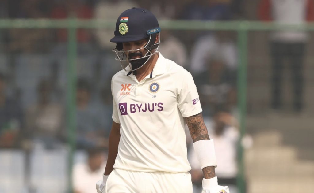 KL Rahul India dejected 19 Feb 2023