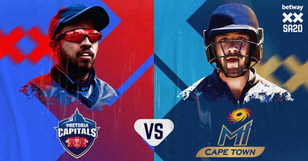Pretoria Capitals vs MI Cape Town (SA20)