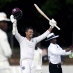 Tagenarine Chanderpaul WI hundred 5 Feb 2023