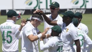 Gerald Coetzee first Test wicket 1 March 2023