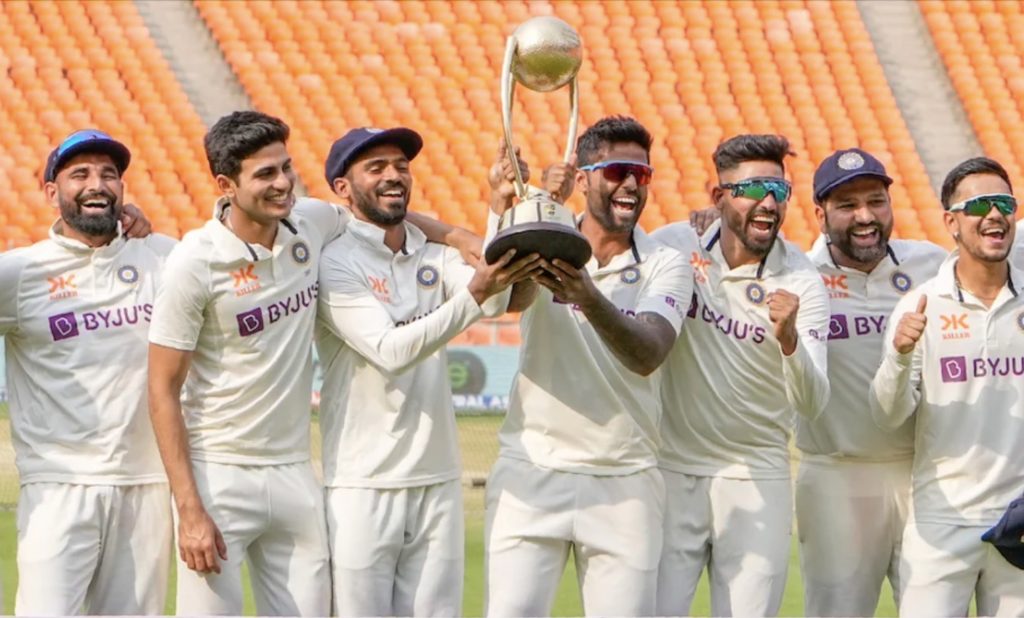 India Test series win 13 Mar 2023