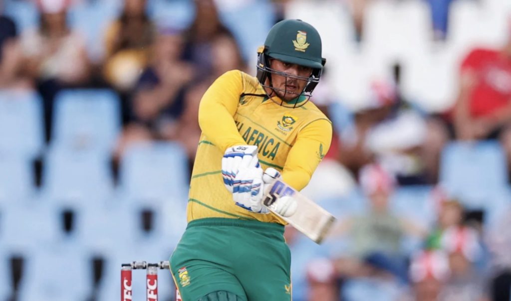 Quinton de Kock hit Proteas 26 Mar 2023