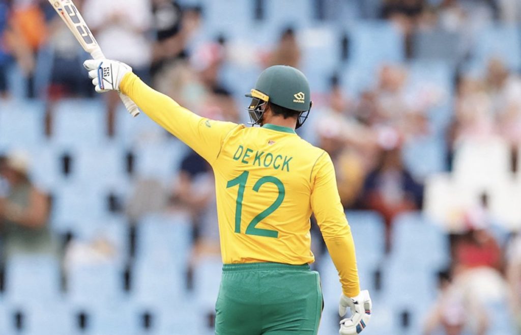 Quinton de Kock reaches 100 26 Mar 2023