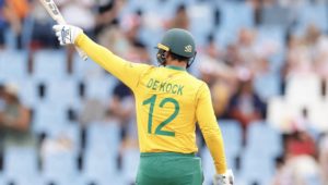 Quinton de Kock reaches 100 26 Mar 2023