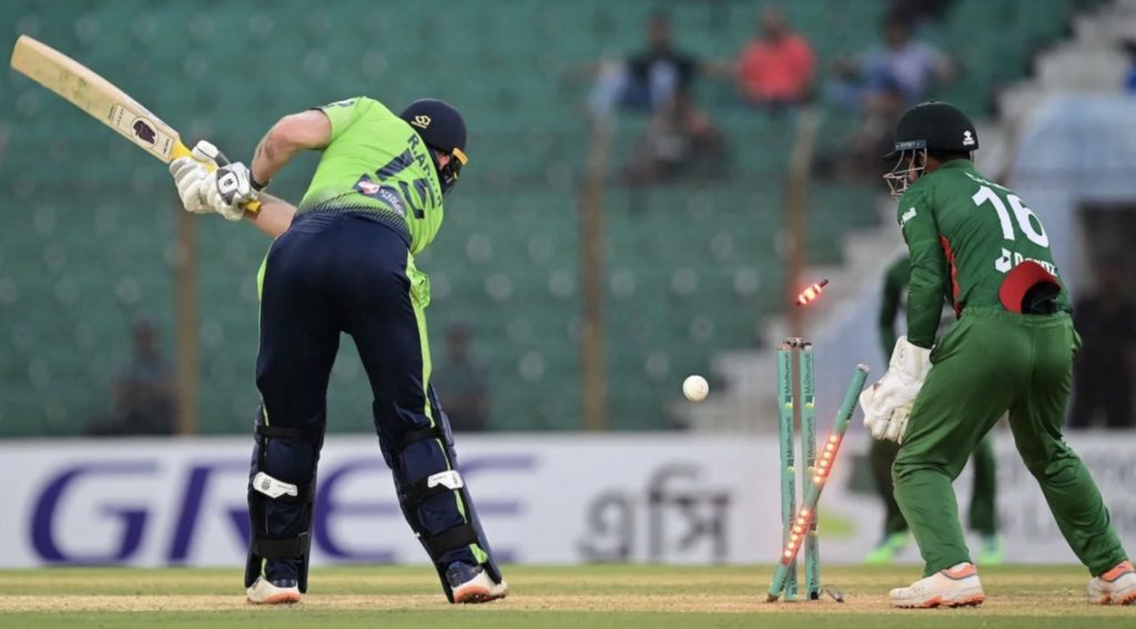 Ross Adair bowled Ireland 29 Mar 2023