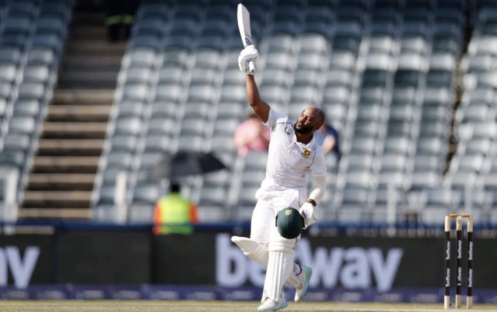 Temba Bavuma celebrates century 10 Mar 2023