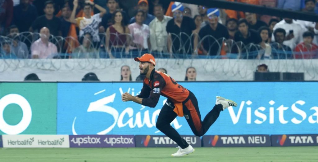 Aiden Markram catch IPL 18 Apr 2023