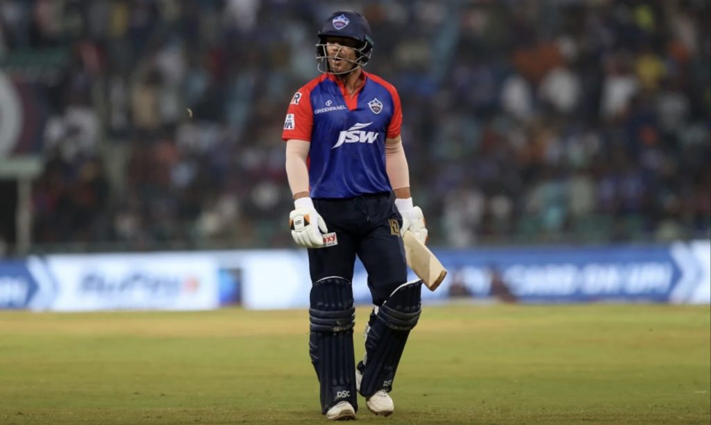 David Warner dejected DC IPL 2023