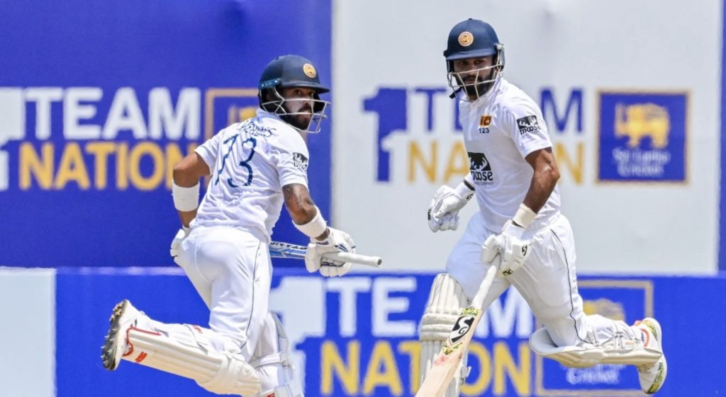Dimuth Karunaratne Kusal Mendis SL 16 Apr 2023