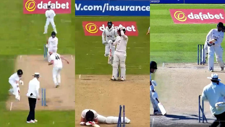 Watch: World's unluckiest cricketer?