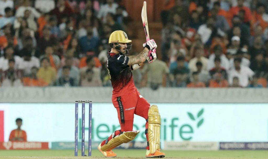 Faf du Plessis RCB IPL 18 May 2023