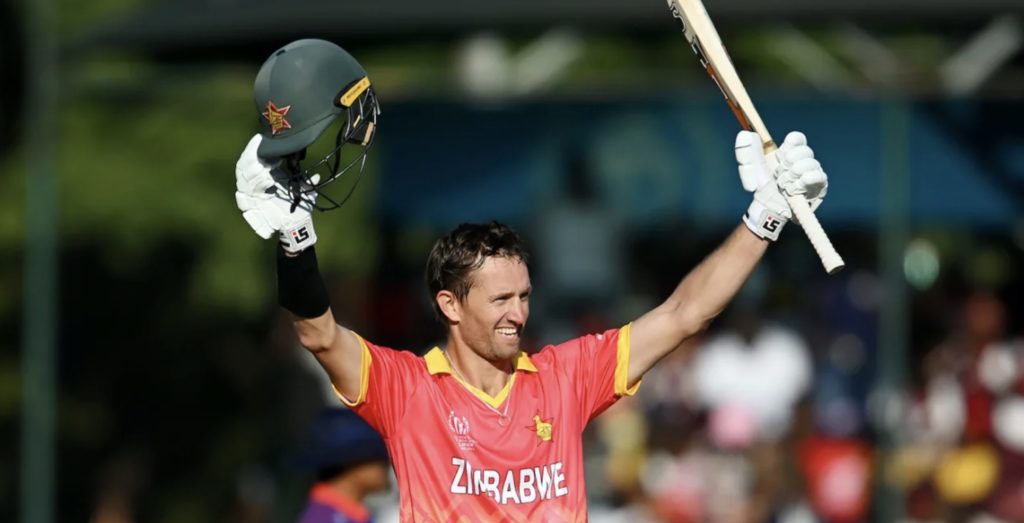 Craig Ervine 100 Zim 18 June 2023