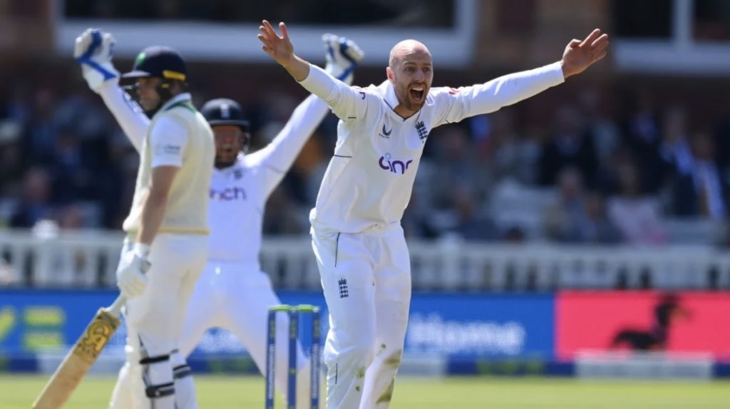 Jack Leach England Ire 3 June 2023