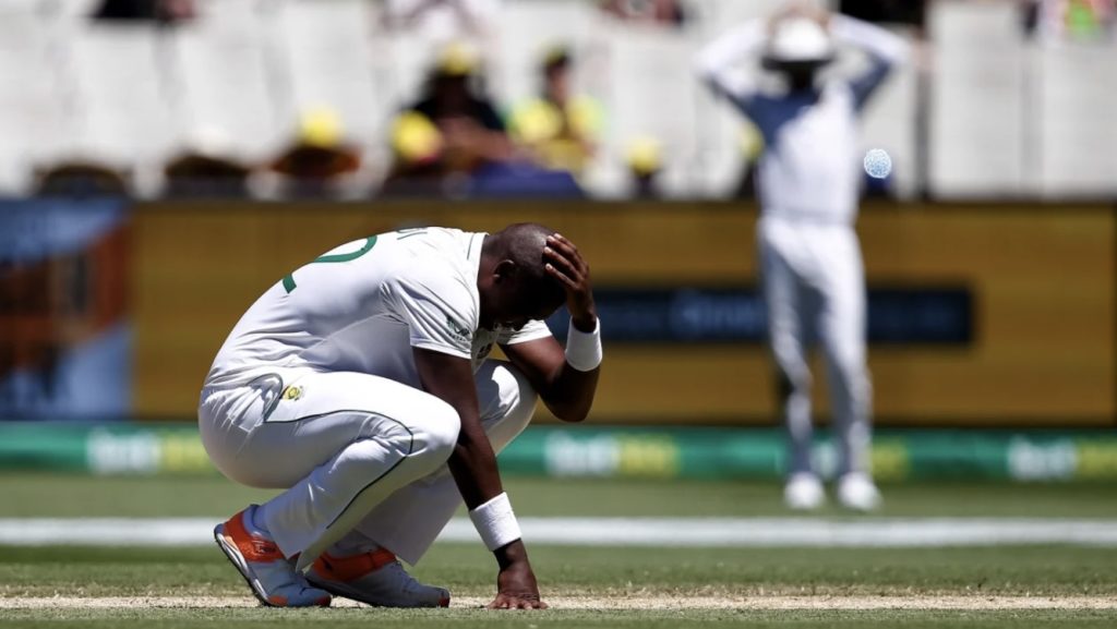 Lungi Ngidi dejected MCG 2022