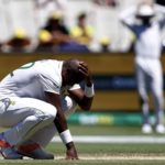 Lungi Ngidi dejected MCG 2022