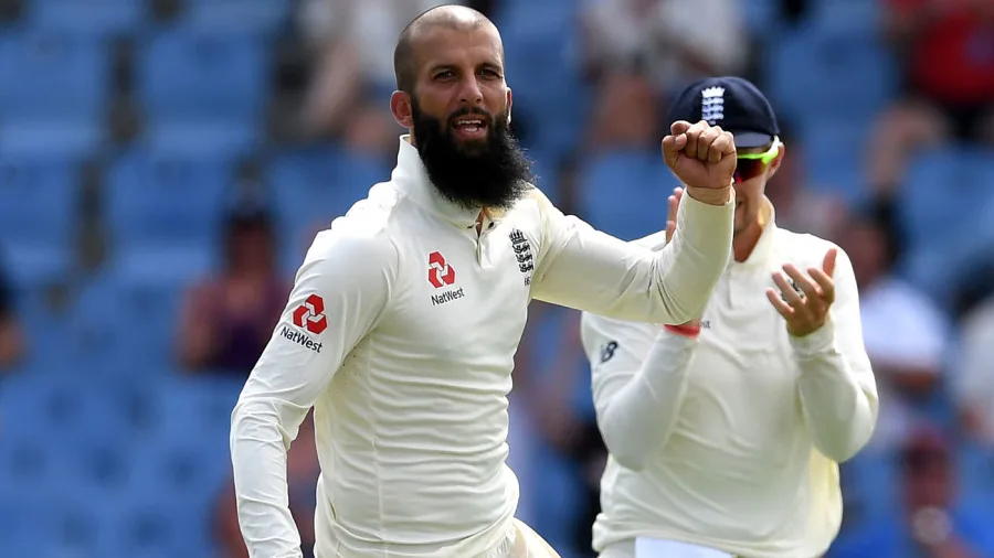 Moeen Ali England Tests celebrates