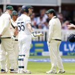 Australia England argue Lord's 2 July 2023