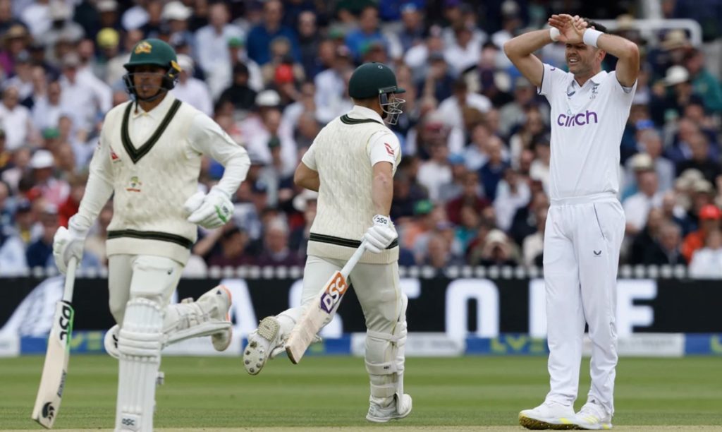 James Anderson frustrated 30 June 2023