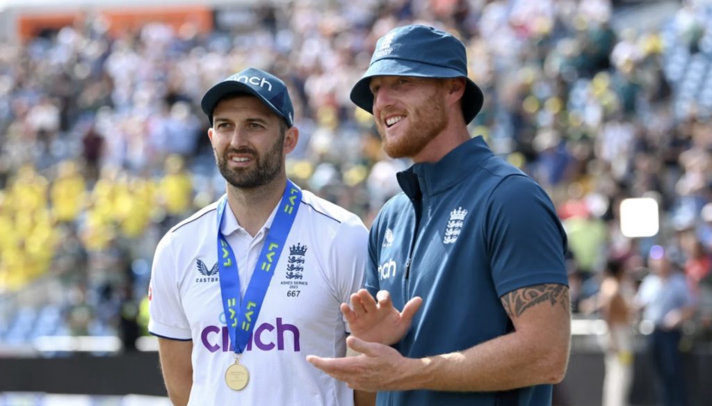 Mark Wood Ben Stokes 9 July 2023