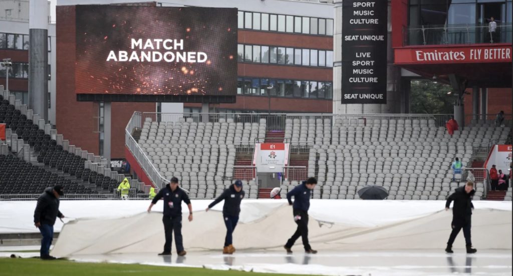 Match abandoned Old Trafford 23 July 2023
