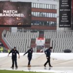 Match abandoned Old Trafford 23 July 2023