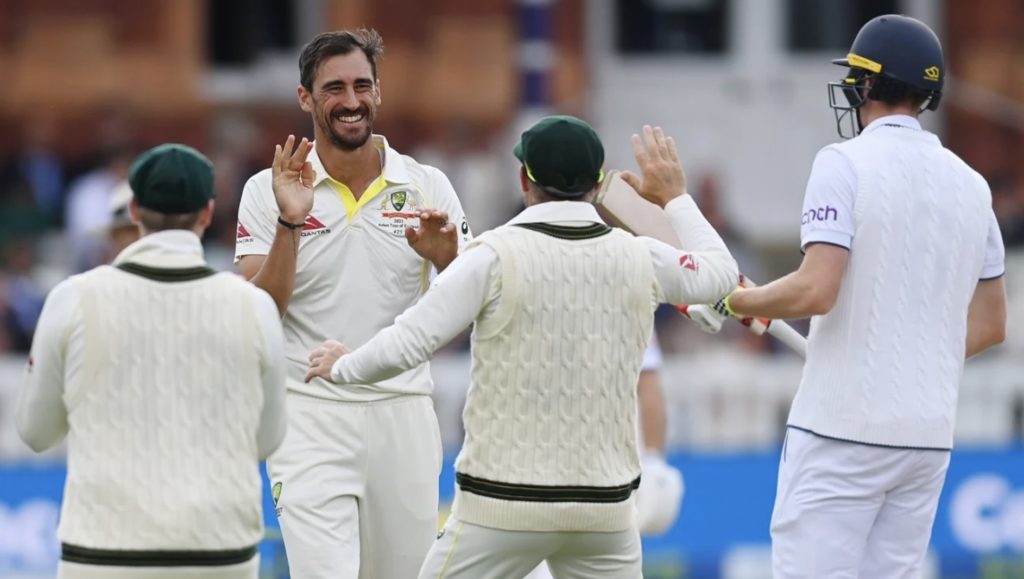 Mitchell Starc wicket 1 July 2023