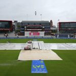 Old Trafford rain 22 July 2022