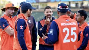 Netherlands coach Ryan Cook