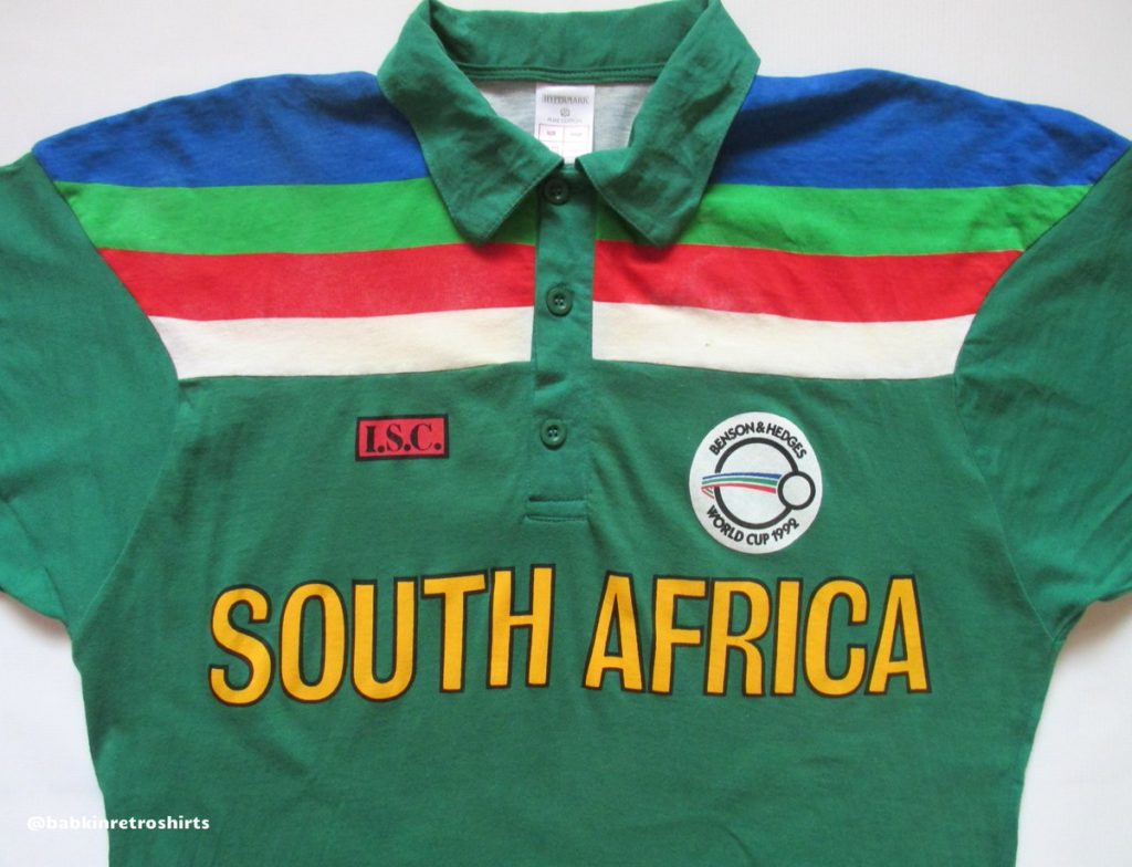 Proteas 1992 World Cup kit