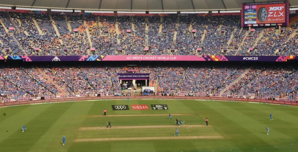 Crowd India Pakistan 14 Oct 2023 ICC Getty Images