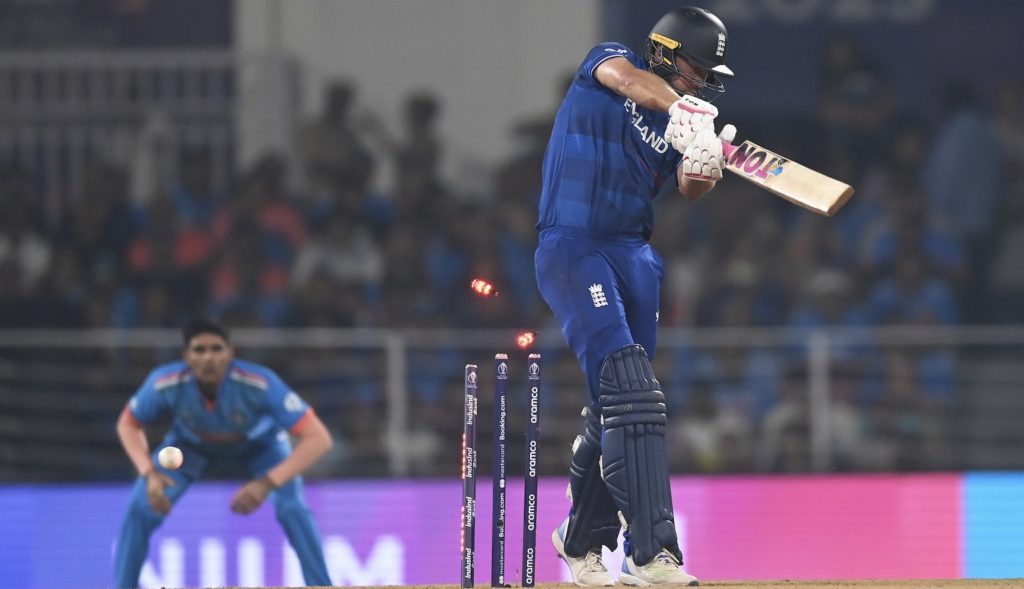 Dawid Malan Eng bowled Gareth Copley Getty Images