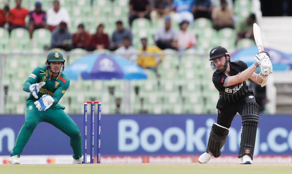 Kane Williamson NZ SA 2 Oct 2023 Surjeet Yadav Getty Images