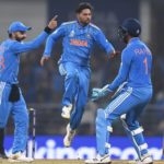 Kuldeep Yadav Liam Livingstone 29 Oct 2023 Gareth Copley Getty Images