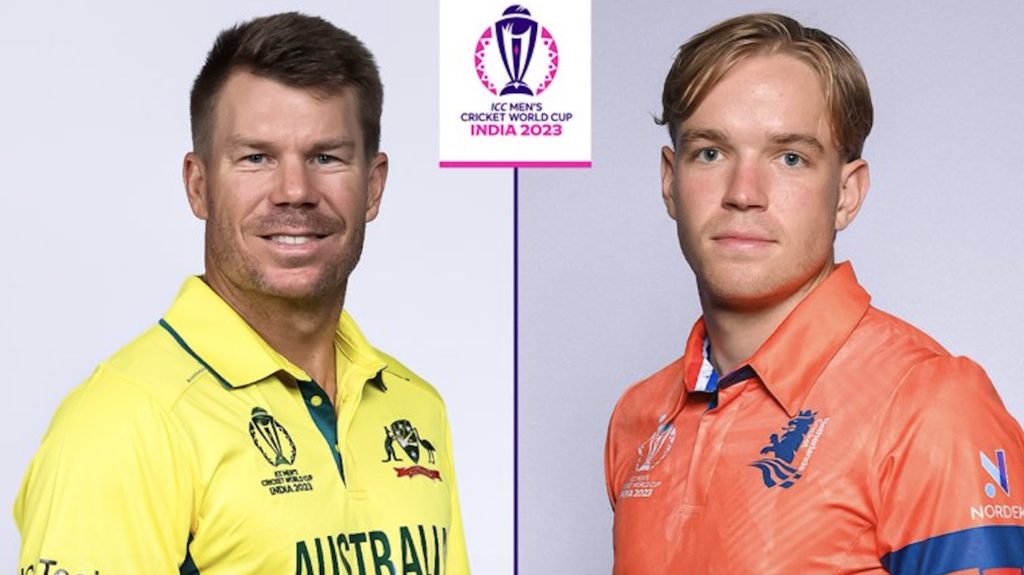 LIVE- Australia vs Netherlands (2023 CWC)