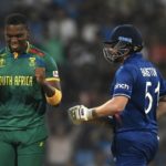 Lungi Ngidi Jonny Bairstow 21 Oct 2023 Gareth Copley Getty Images