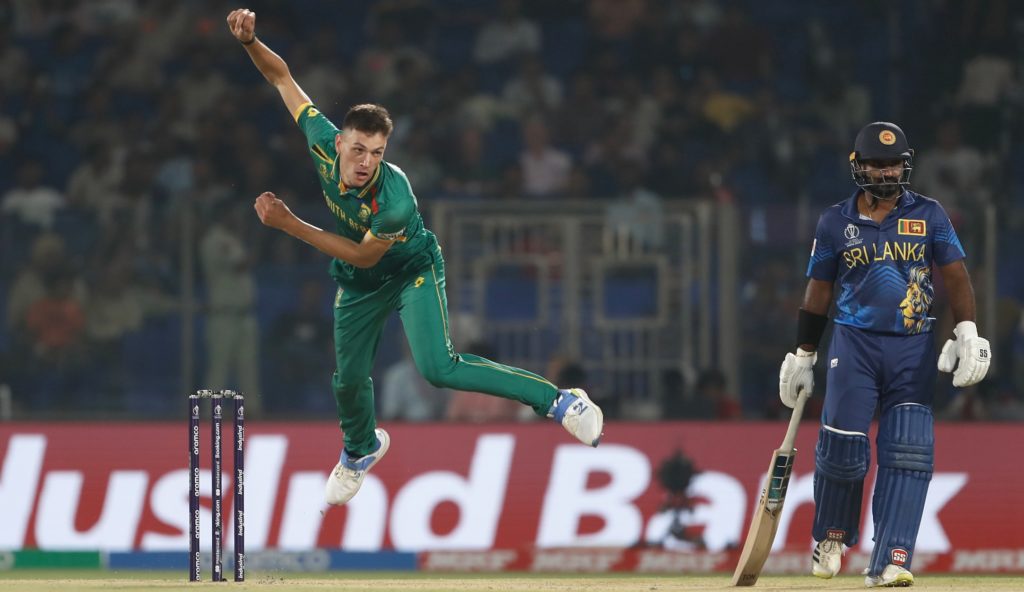 Marco Jansen Proteas 7 oct 2023 Surjeet Yadav Getty Images