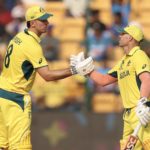 Mitchell Marsh David Warner 20 Oct 2023 Robert Cianflone Getty Images